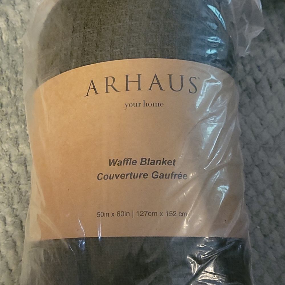 Arhaus Waffle Blanket